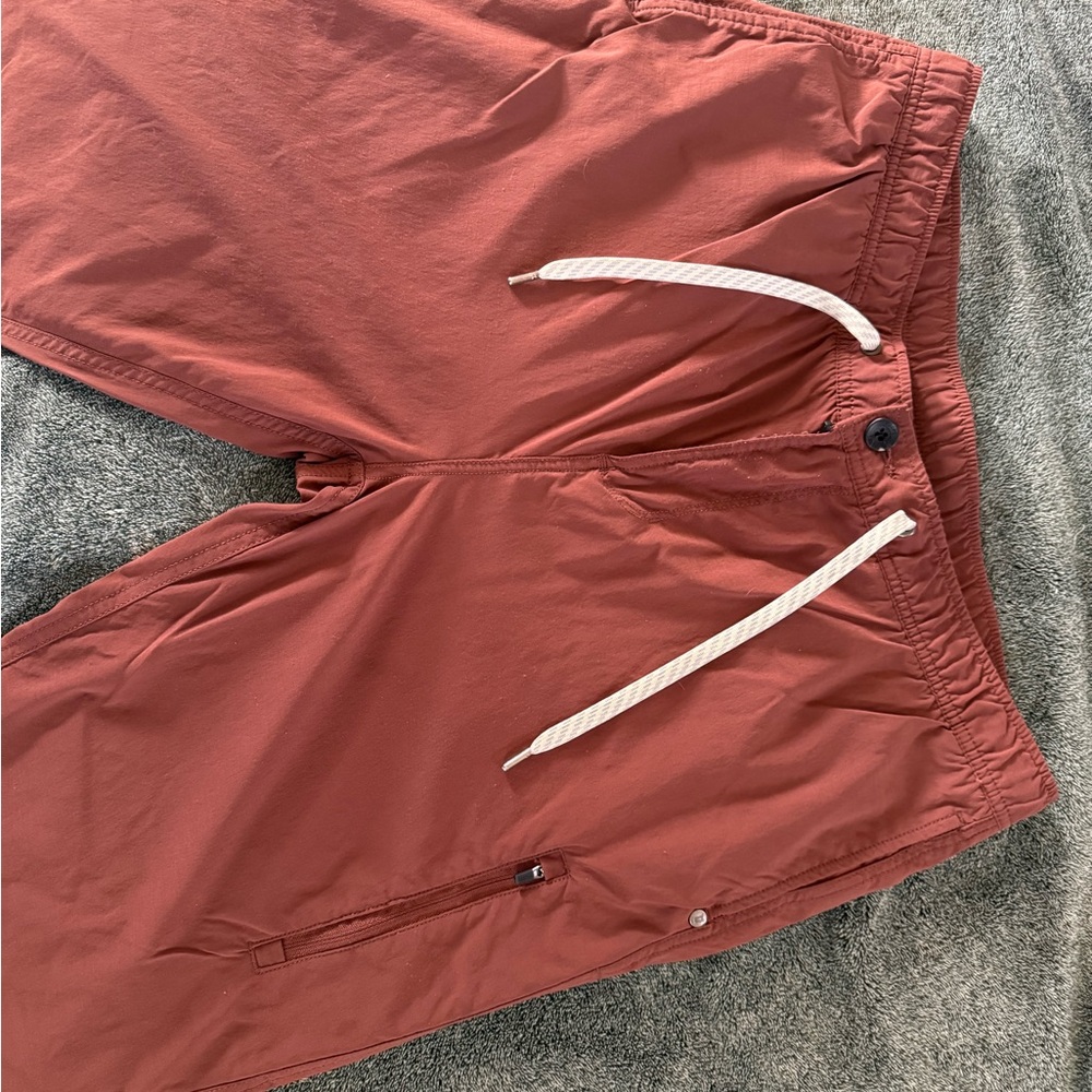 Vuori Brick Red Active Shorts